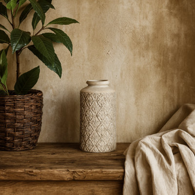 Wyld Haus Meadowthorn Vintage Inspired Glazed Ceramic Vase - image 1
