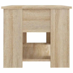 Berkfield Modern Coffee Table Sonoma Oak 79X49X41 Cm Engineered Wood - thumbnail 7
