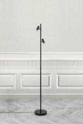 Nordlux Omari Metal Floor Lamp Adjustable Heads Black,mains Led - thumbnail 1