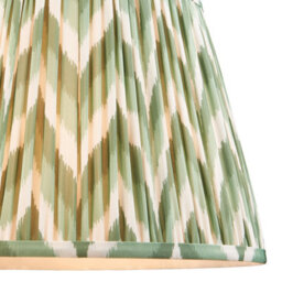 Loops Stylish 2 Pack Of 35Cm Cotswold Green Tapered Cylinder Lamp Shades - thumbnail 2