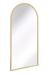 "Mirroroutlet - The Arcus - Gold Framed Arched Leaner/wall Garden Mirror 79"" X 39"" (200 X 100 Cm)" - thumbnail 4