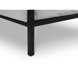 Oakham Lagoon Metal Bed - Satin Black -  Double (135Cm) - thumbnail 6