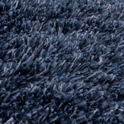 Loomed Navy Blue Thick Soft Shaggy Area Rug 120X170Cm - thumbnail 6