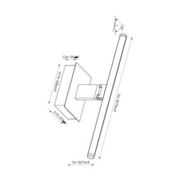 Edit Kalymnos 220 Led Outdoor Flush Wall Light Dark Grey - thumbnail 6
