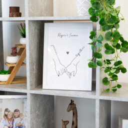 Happy Homewares Modern And Chic Mat White Wood Effect A4 Certificate Frame For Wall Or Table - thumbnail 7