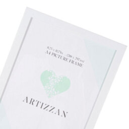 Happy Homewares Modern And Chic Mat White Wood Effect A4 Certificate Frame For Wall Or Table - thumbnail 3