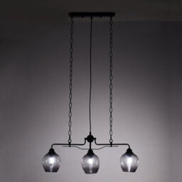 Thehotsale Modern Industrial Style 3-Light Glass Pendant Light Vintage Style - thumbnail 3