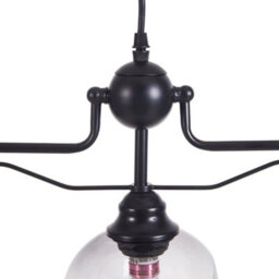 Thehotsale Modern Industrial Style 3-Light Glass Pendant Light Vintage Style - thumbnail 7