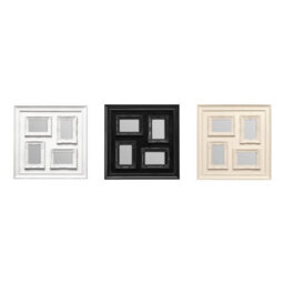 Orsina 4 Photo White Plastic Multi Photo Frame,photo Collage Frame For Gifting,glass Front Image Display Frame - thumbnail 3
