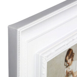 Orsina 4 Photo White Plastic Multi Photo Frame,photo Collage Frame For Gifting,glass Front Image Display Frame - thumbnail 4