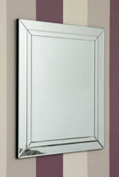 Mirroroutlet Frameless Cranbury All Glass Mirror 68 X 58 Cm - thumbnail 3