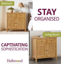 Hallowood Furniture Aston Small Sideboard - thumbnail 6
