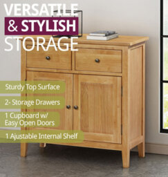Hallowood Furniture Aston Small Sideboard - thumbnail 5