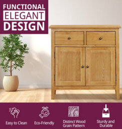 Hallowood Furniture Aston Small Sideboard - thumbnail 4