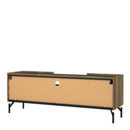 Wyld Haus Hillerod Natural Oak And Black Tv Unit 2 Doors 1 Drawer - thumbnail 5