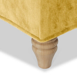 Alfie Gold Large 2X2 Corner Sofa For Living Room - Fully Assembled By Roseland Furniture - thumbnail 5