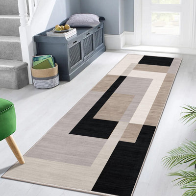 Ameha Printed Rug Bedside-Runner Rugs For Hallway Rugs Living Room  (60 X 220Cm) - image 1