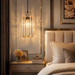 Shopnbits Crystal Pendant Light Shade Modern Ceiling Chandelier Acrylic Lamp For Bedroom Living Room - thumbnail 2