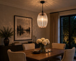 Shopnbits Crystal Pendant Light Shade Modern Ceiling Chandelier Acrylic Lamp For Bedroom Living Room - thumbnail 7
