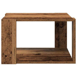 Walplus Coffee Table Old Wood 51.5 X 51.5 X 30 Cm Engineered Wood - thumbnail 5