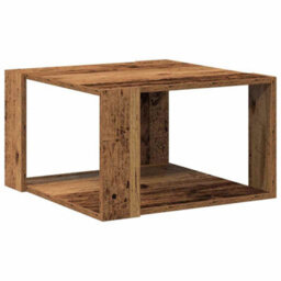 Walplus Coffee Table Old Wood 51.5 X 51.5 X 30 Cm Engineered Wood - thumbnail 7