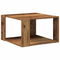Walplus Coffee Table Old Wood 51.5 X 51.5 X 30 Cm Engineered Wood - thumbnail 2
