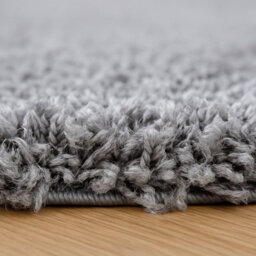 Uetian Silver Grey Shaggy Rug Soft Dense Pile For Bedroom Living Area - thumbnail 3