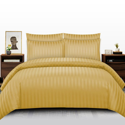 Pamposh Pack Of 2 Premium Reversible Super King Duvet Covers With Zip Closure, Corner Ties & Matching Pillows Soft Easy Care Bedding - image 1