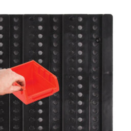 30 Hole Wall Mount Plastic Garage Parts Storage Organiser Rack - thumbnail 3