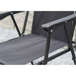 Gr8 Garden Set Of 2 Black Outdoor Garden Camping Beach Folding Chair - thumbnail 3