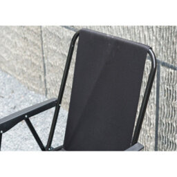 Gr8 Garden Set Of 2 Black Outdoor Garden Camping Beach Folding Chair - thumbnail 4