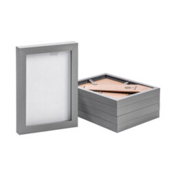 "Nicola Spring Photo Frames - 5"" X 7"" - Grey - Pack Of 5" - thumbnail 1