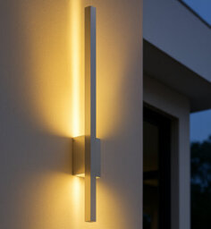 CGC Lighting Cgc Anthractite Dark Grey Long Slim Led Outdoor Indoor Wall Light 3000K Warm White 12W Ip54 - thumbnail 3