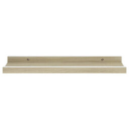 Berkfield Wall Shelves 4 Pcs White And Sonoma Oak 40X9X3 Cm - thumbnail 5