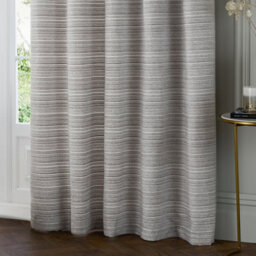 Paoletti Jupiter Chenille Jacquard Eyelet Curtain Pair Silver (W)229Cmx (D)229Cm - thumbnail 4