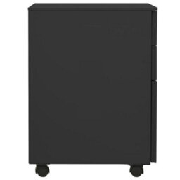Berkfield Mobile File Cabinet Anthracite 39X45X60 Cm Steel - thumbnail 3