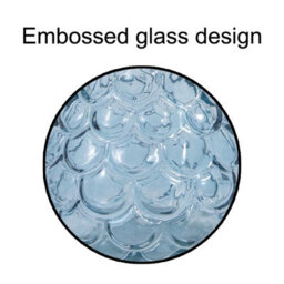 Yes-Online Embossed Glass Hanging Tea Light Candle Holders Summer Garden Table Decor - thumbnail 5