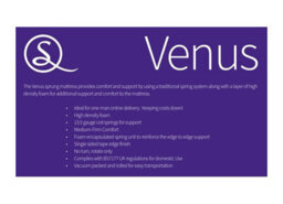 Seconique Venus 4 Feet 6 Inch Memory Cool Rolled Mattress - L190 X W138.5 X H21.5 Cm - White - thumbnail 6