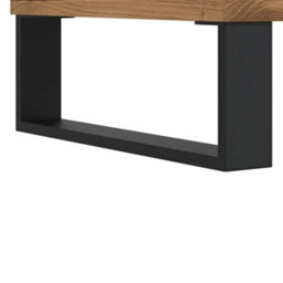 Berkfield Tv Cabinet Artisan Oak 100X35X55 Cm Engineered Wood - thumbnail 9