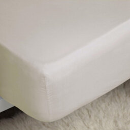 Belledorm 200 Thread Count Cotton Percale Ultra Deep Fitted Sheet Ivory (Kingsize) - thumbnail 2