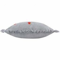 Furn. Les Fruites Embroidered Ruffle Feather Rich Cushion - thumbnail 3