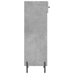 Berkfield Shoe Cabinet Concrete Grey 30X35X105 Cm Engineered Wood - thumbnail 7