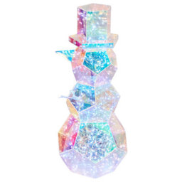 Beliani Christmas Decoration Led Arctica Snowman 43 Cm Multicolour - thumbnail 6