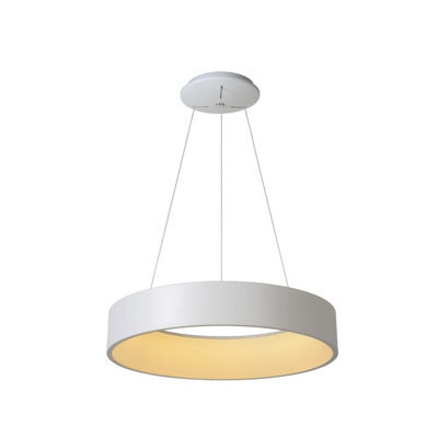 Lucide Talowe Halo Led Ceiling Pendant Light White - image 1