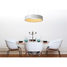 Lucide Talowe Halo Led Ceiling Pendant Light White - thumbnail 4