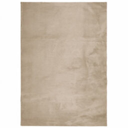 Berkfield Rug Huarte Short Pile Soft And Washable Sand 140X200 Cm - thumbnail 2