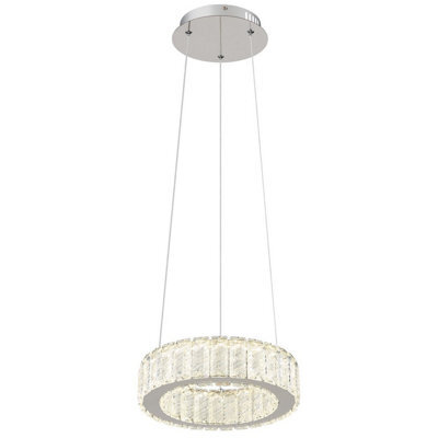 Luminosa Lighting Luminosa Mucky Pendant Ceiling Light Chrome Led 2700/6000K - image 1