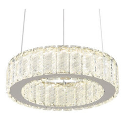 Luminosa Lighting Luminosa Mucky Pendant Ceiling Light Chrome Led 2700/6000K - thumbnail 4