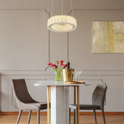 Luminosa Lighting Luminosa Mucky Pendant Ceiling Light Chrome Led 2700/6000K - thumbnail 2