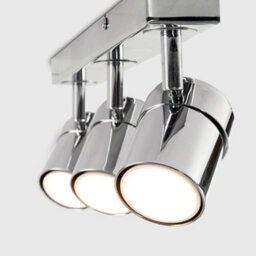 Valuelights Rosie Modern 3 Way Adjustable Heads Silver Chrome Straight Bar Ceiling Spotlight Fitting - thumbnail 6
